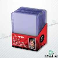 Ultra Pro - 3" x 4" Clear Toploader (แพ็คละ 25 ชิ้น) กรอบแข็ง ใส่การ์ด ขนาด Standard