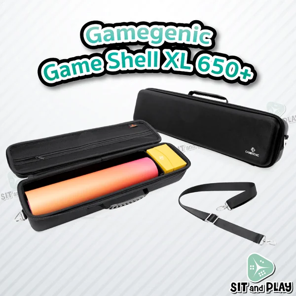 Gamegenic - Game Shell XL 650+ กระเป๋าสะพายขนาดใหญ่ สำหรับใส่การ์ด, เด็ค และเพลย์แมท Gamegenic - Game Shell XL 650+ กระเป๋าสะพายขนาดใหญ่ สำหรับใส่การ์ด, เด็ค และเพลย์แมท