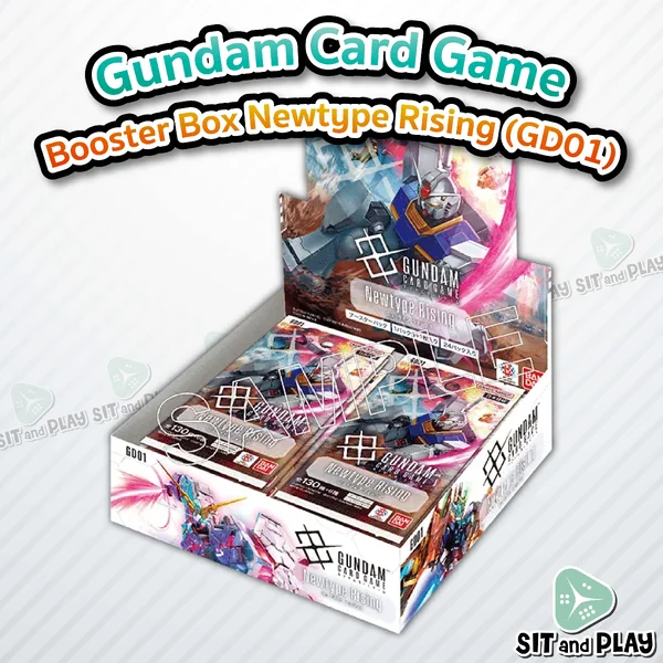 Gundam Card Game - Booster Box - Newtype Rising (GD01) ภาษาญี่ปุ่น image 2 Gundam Card Game - Booster Box - Newtype Rising (GD01) ภาษาญี่ปุ่น image 2