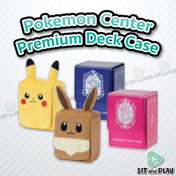 Pokemon Center - Premium Deck Case กล่องเด็คใส่การ์ดลายโปเกมอน ลิขสิทธิ์แท้ 100% (นำเข้าจากญี่ปุ่น)