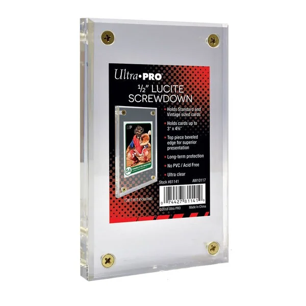Ultra PRO - 1/2" Lucite Screwdown กรอบ ใส่การ์ดสะสม ไม่ดูดโฮโลแกรม image 2