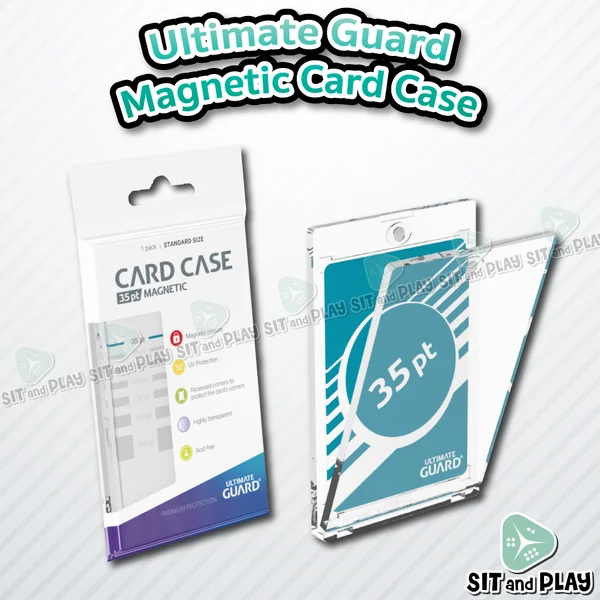 Ultimate Guard - Magnetic Card Case กรอบแม่เหล็ก แบบใส สำหรับใส่การ์ดสะสม Pokemon, Digimon, MTG, FaB Ultimate Guard - Magnetic Card Case กรอบแม่เหล็ก แบบใส สำหรับใส่การ์ดสะสม Pokemon, Digimon, MTG, FaB