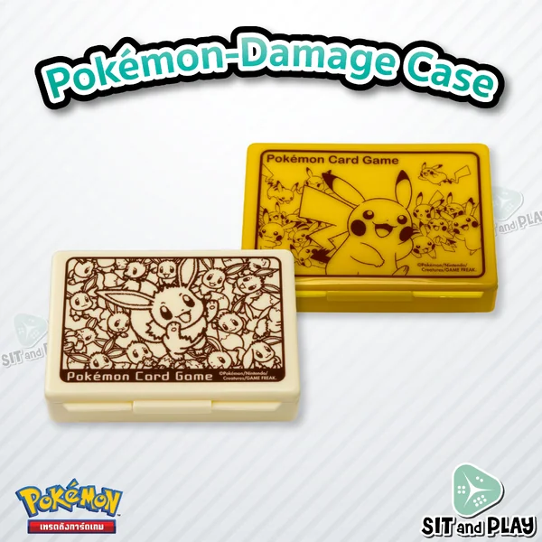 Pokemon TCG - Damage Couters Case กล่องใส่ตัวนับดาเมจ ลายโปเกมอน ลิขสิทธิ์แท้ 100% Pokemon TCG - Damage Couters Case กล่องใส่ตัวนับดาเมจ ลายโปเกมอน ลิขสิทธิ์แท้ 100%