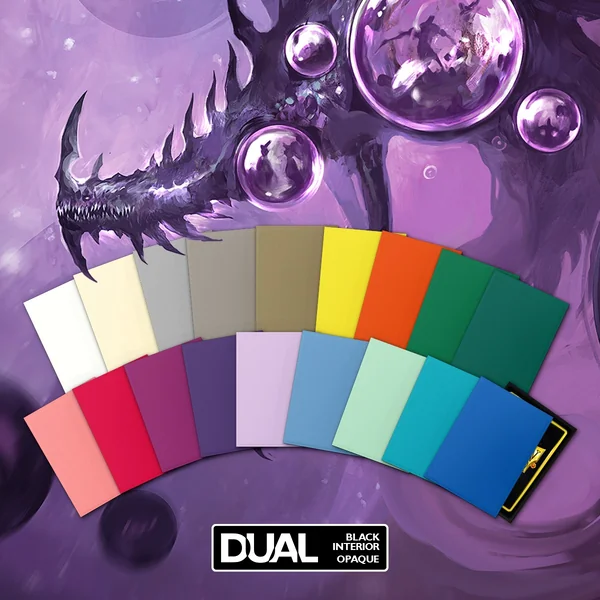 Dragon Shield - (แบ่งขาย 10 ซอง) Matte Dual Sleeves Standard Size ซองใส่การ์ด ด้านในสีดำ (มองไม่เห็นหลังการ์ด ใช้ในการแข่งขันการ์ดเกมได้) image 2 Dragon Shield - (แบ่งขาย 10 ซอง) Matte Dual Sleeves Standard Size ซองใส่การ์ด ด้านในสีดำ (มองไม่เห็นหลังการ์ด ใช้ในการแข่งขันการ์ดเกมได้) image 2