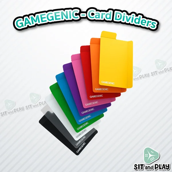 Gamegenic - Flex Card Dividers Multicolor ตัวแบ่งช่องการ์ดในกล่องเด็ค (10 ชิ้น) Gamegenic - Flex Card Dividers Multicolor ตัวแบ่งช่องการ์ดในกล่องเด็ค (10 ชิ้น)
