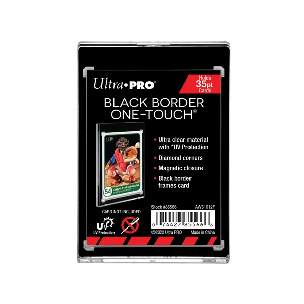 Ultra Pro - Black Border UV ONE-TOUCH Magnetic Holder กรอบแม่เหล็ก ขอบสีดำ ป้องกัน UV ใส่การ์ดสะสม ไม่ดูดโฮโลแกรม image 2