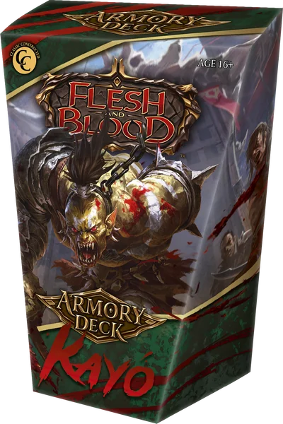 Flesh and Blood TCG - Armory Deck - Gravy Bones, Kayo, Azalea, Boltyn, Dash, Maxx การ์ดเกมเฟลชแอนด์บลัด fabtcg image 3 Flesh and Blood TCG - Armory Deck - Gravy Bones, Kayo, Azalea, Boltyn, Dash, Maxx การ์ดเกมเฟลชแอนด์บลัด fabtcg image 3