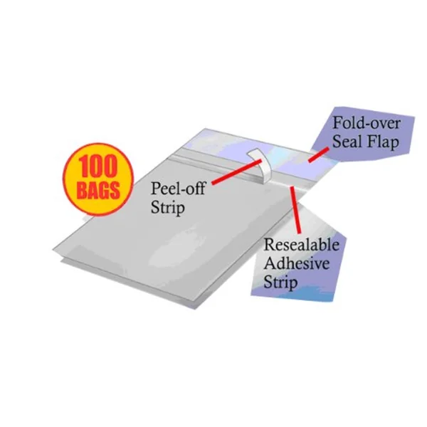 Ultra Pro - ONE-TOUCH Resealable Bags ( 100 ซอง ) ซองใส แถบกาว สำหรับใส่กรอบแม่เหล็ก image 2 Ultra Pro - ONE-TOUCH Resealable Bags ( 100 ซอง ) ซองใส แถบกาว สำหรับใส่กรอบแม่เหล็ก image 2