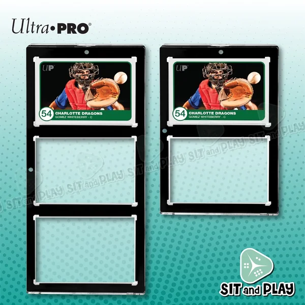 Ultra PRO - 2,3-Card Black Border 35pt UV ONE-TOUCH Magnetic Holder กรอบแม่เหล็ก ขอบสีดำ 2,3 ช่อง 35pt กัน UV image 2 Ultra PRO - 2,3-Card Black Border 35pt UV ONE-TOUCH Magnetic Holder กรอบแม่เหล็ก ขอบสีดำ 2,3 ช่อง 35pt กัน UV image 2