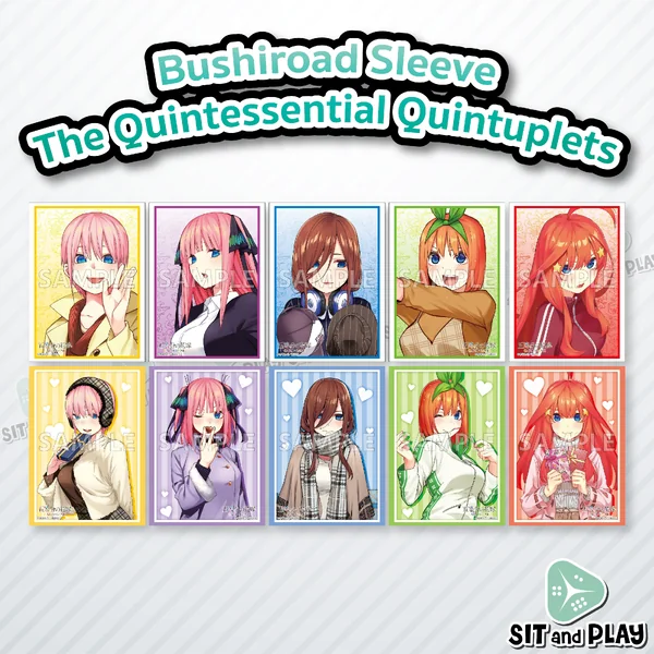 Bushiroad Sleeve - The Quintessential Quintuplets ซองใส่การ์ด Standard Size 67x92 mm (75 Sheet) Collection High Grade