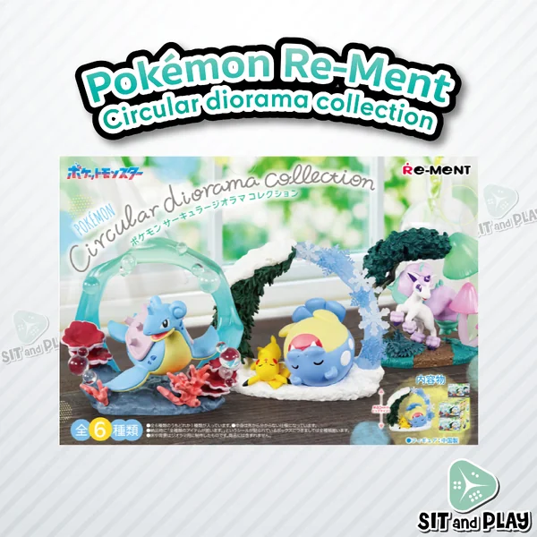 Pokemon Re-Ment Circular diorama collection (1 สุ่ม) Rement ของสะสม โปเกมอน ของแท้ 100% Pokemon Re-Ment Circular diorama collection (1 สุ่ม) Rement ของสะสม โปเกมอน ของแท้ 100%