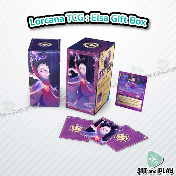 Lorcana - Elsa Gift Box ภาษาอังกฤษ ของแท้ Disney Lorcana - Elsa Gift Box ภาษาอังกฤษ ของแท้ Disney