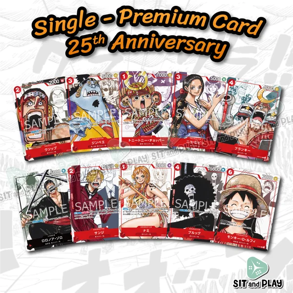 One Piece - การ์ดแยกขาย Premium Card Collection 25th Anniversary Edition One Piece - การ์ดแยกขาย Premium Card Collection 25th Anniversary Edition