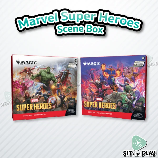 MTG - Marvel Super Heroes - Scene Box ภาษาอังกฤษ Magic The Gathering ของแท้ 100%