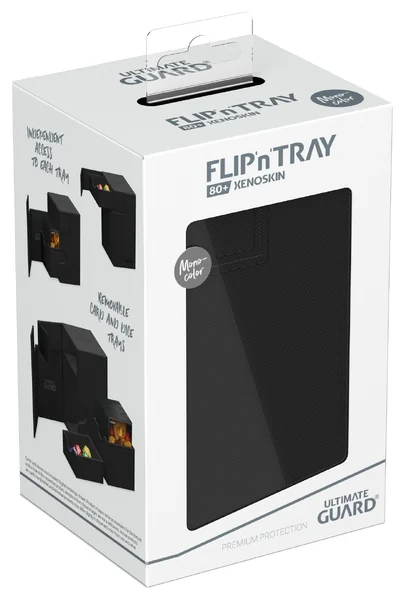 Ultimate Guard - FLIP‘n‘TRAY 80+ XenoSkin Deck Box กล่องใส่การ์ด และ อุปกรณ์เสริม image 5 Ultimate Guard - FLIP‘n‘TRAY 80+ XenoSkin Deck Box กล่องใส่การ์ด และ อุปกรณ์เสริม image 5