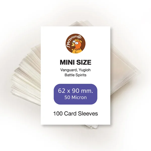 100 Clear Card Sleeves ซองใส่การ์ด ซองใส 40-50 Micron (1แพ็ค มี 100 ซอง) ขนาด Standard Size, Mini Size, Big Size image 3 100 Clear Card Sleeves ซองใส่การ์ด ซองใส 40-50 Micron (1แพ็ค มี 100 ซอง) ขนาด Standard Size, Mini Size, Big Size image 3