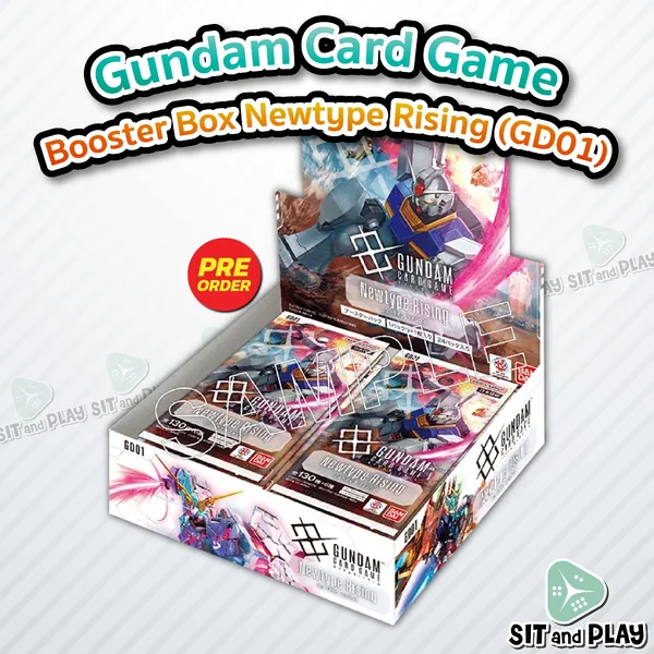 Gundam Card Game - Booster Box - Newtype Rising (GD01) ภาษาญี่ปุ่น Gundam Card Game - Booster Box - Newtype Rising (GD01) ภาษาญี่ปุ่น
