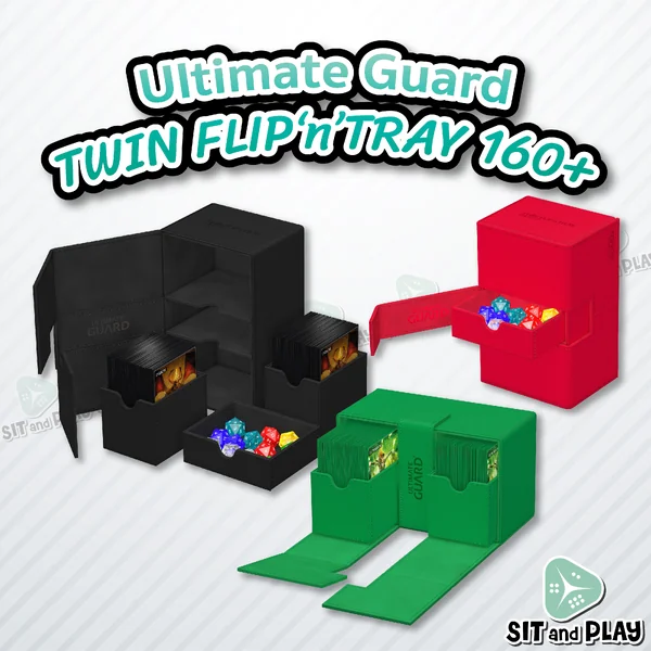 Ultimate Guard - TWIN FLIP‘n‘TRAY 160+ XenoSkin Deck Box กล่องใส่การ์ด และ อุปกรณ์เสริม Ultimate Guard - TWIN FLIP‘n‘TRAY 160+ XenoSkin Deck Box กล่องใส่การ์ด และ อุปกรณ์เสริม