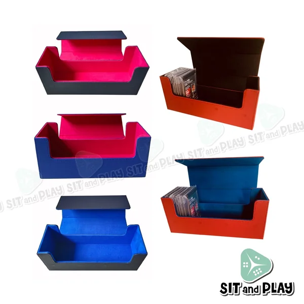 Magnetic Storage Box - กล่องหนังขนาดใหญ่ ใส่กรอบแม่เหล็ก (Magnetic Card Case) กล่องใส่เด็ค กล่องใส่การ์ด ตัวล็อกแม่เหล็ก Magnetic Storage Box - กล่องหนังขนาดใหญ่ ใส่กรอบแม่เหล็ก (Magnetic Card Case) กล่องใส่เด็ค กล่องใส่การ์ด ตัวล็อกแม่เหล็ก
