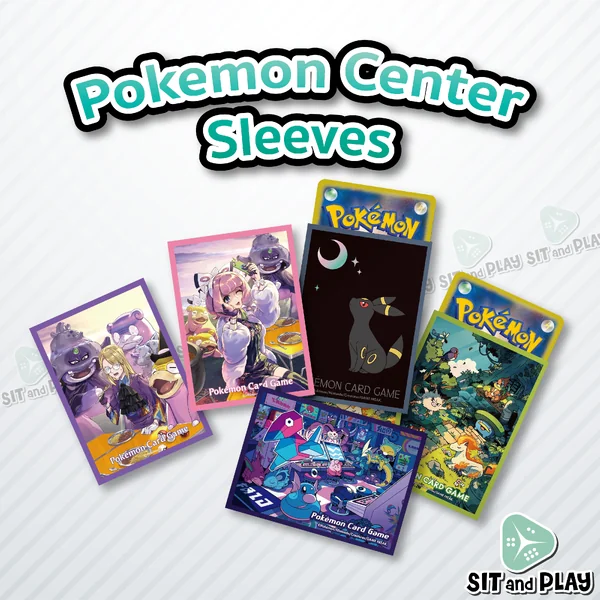 Pokemon Center - Sleeves (64 ซอง) ซองใส่การ์ดลายโปเกมอน ลิขสิทธิ์แท้ 100% (จากญี่ปุ่น) image 2
