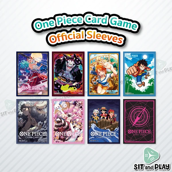 One Piece Card Game - Official Sleeves ซองใส่การ์ด วันพีซ ลิขสิทธิ์แท้ 100% One Piece Card Game - Official Sleeves ซองใส่การ์ด วันพีซ ลิขสิทธิ์แท้ 100%