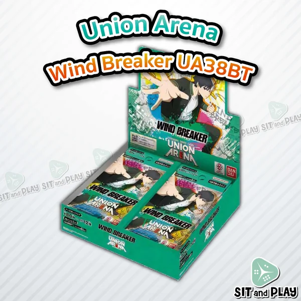 Union Arena - Wind Breaker - Booster Box (UA38BT) ภาษาญี่ปุ่น ของแท้ มี มอก. Union Arena - Wind Breaker - Booster Box (UA38BT) ภาษาญี่ปุ่น ของแท้ มี มอก.