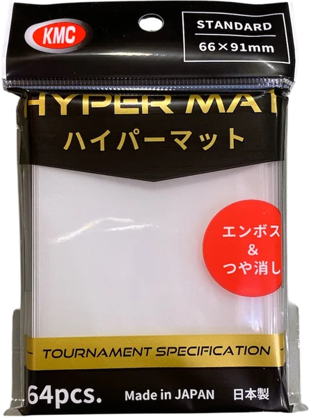 KMC - HYPER MAT ( Standard Size ) Card Sleeves ซองใส่การ์ด 64 ซอง ขนาดซอง 66x91 mm ( Pokemon, MTG, BOT, Lorcana, One Piece, Buddy Fight ) image 2 KMC - HYPER MAT ( Standard Size ) Card Sleeves ซองใส่การ์ด 64 ซอง ขนาดซอง 66x91 mm ( Pokemon, MTG, BOT, Lorcana, One Piece, Buddy Fight ) image 2