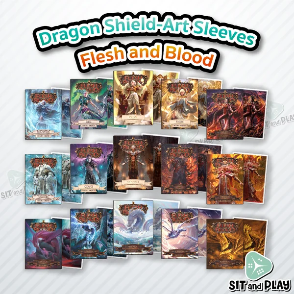 Dragon Shield - Flesh and Blood - Matte Art Sleeves ซองใส่การ์ด 100 ซอง ลิขสิทธิ์แท้ 100% (Standard Size)