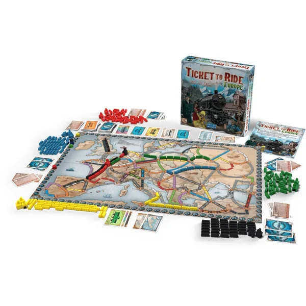 Ticket to Ride Europe (TH) เกมต่อรถไฟ ยุโรป - บอร์ดเกม ลิขสิทธิ์แท้ 100% อยู่ในซีล (Board Game) image 2 Ticket to Ride Europe (TH) เกมต่อรถไฟ ยุโรป - บอร์ดเกม ลิขสิทธิ์แท้ 100% อยู่ในซีล (Board Game) image 2