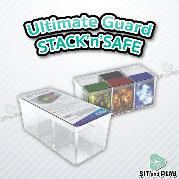 Ultimate Guard - STACK 'n' SAFE 480+ Card Box กล่องใส่การ์ด 480 ใบ Ultimate Guard - STACK 'n' SAFE 480+ Card Box กล่องใส่การ์ด 480 ใบ