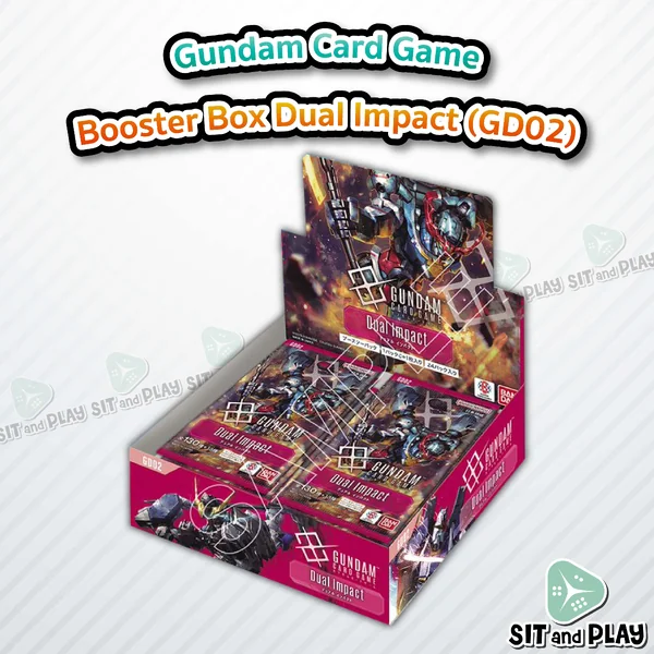 Gundam Card Game - Booster Box - Dual Impact (GD02) ภาษาญี่ปุ่น Gundam Card Game - Booster Box - Dual Impact (GD02) ภาษาญี่ปุ่น