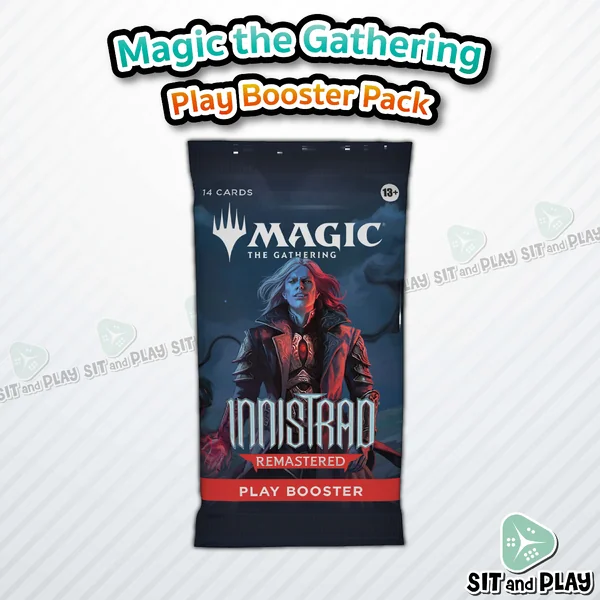 MTG - Innistrad Remastered - Play Booster Pack การ์ดเมจิก Magic the Gathering MTG - Innistrad Remastered - Play Booster Pack การ์ดเมจิก Magic the Gathering