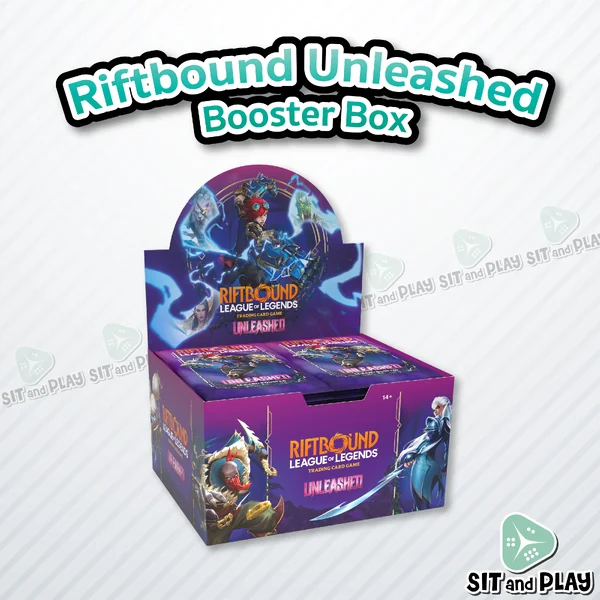 Riftbound Unleashed Booster Box การ์ดเกม ภาษาอังกฤษ จากผู้สร้าง League of Legends (LOL)