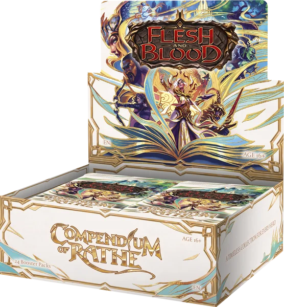 FAB TCG - Compendium of Rathe - Booster Box การ์ดเกมเฟลชแอนด์บลัด Flesh and Blood TCG image 2 FAB TCG - Compendium of Rathe - Booster Box การ์ดเกมเฟลชแอนด์บลัด Flesh and Blood TCG image 2