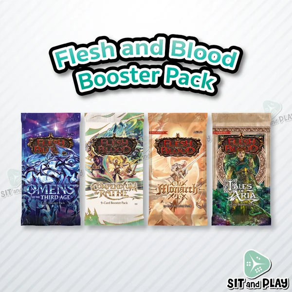 Flesh and Blood TCG - Booster Pack การ์ดเกมเฟลชแอนด์บลัด แท้ 100% - fabtcg Flesh and Blood TCG - Booster Pack การ์ดเกมเฟลชแอนด์บลัด แท้ 100% - fabtcg