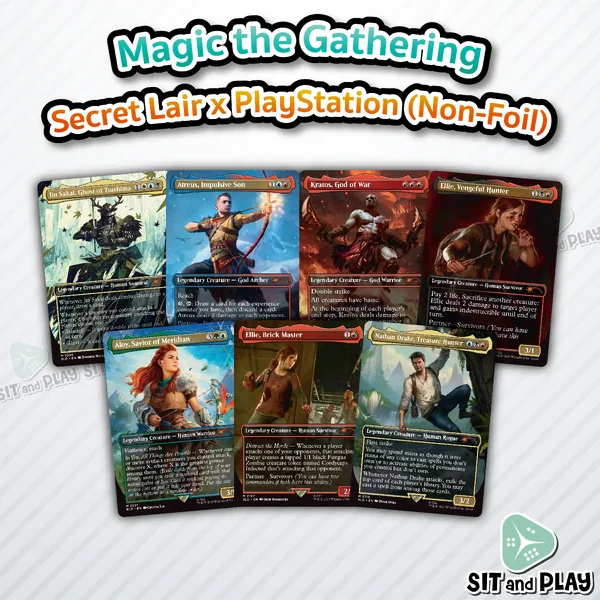 MTG : Secret Lair x PlayStation (Non-Foil) การ์ดเมจิค ภาษาอังกฤษ ของแท้ MTG : Secret Lair x PlayStation (Non-Foil) การ์ดเมจิค ภาษาอังกฤษ ของแท้