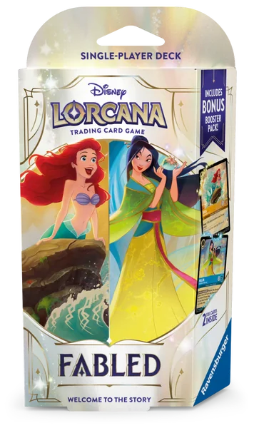 Lorcana - Single-Player Deck - Fabled (Starter Deck) ภาษาอังกฤษ ของแท้ Disney image 2 Lorcana - Single-Player Deck - Fabled (Starter Deck) ภาษาอังกฤษ ของแท้ Disney image 2