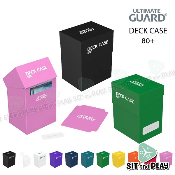 Ultimate Guard - Deck Case 80+ กล่องใส่การ์ด 80 ใบ Ultimate Guard - Deck Case 80+ กล่องใส่การ์ด 80 ใบ
