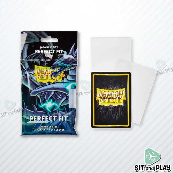 Dragon Shield - Perfect Fit Japanese Size 100 Clear Inner Sleeves - ซองใส่การ์ด ชั้นในสุด สำหรับการ์ดขนาดญี่ปุ่น ( Yugioh, Vanguard, battle spirits ) image 2 Dragon Shield - Perfect Fit Japanese Size 100 Clear Inner Sleeves - ซองใส่การ์ด ชั้นในสุด สำหรับการ์ดขนาดญี่ปุ่น ( Yugioh, Vanguard, battle spirits ) image 2