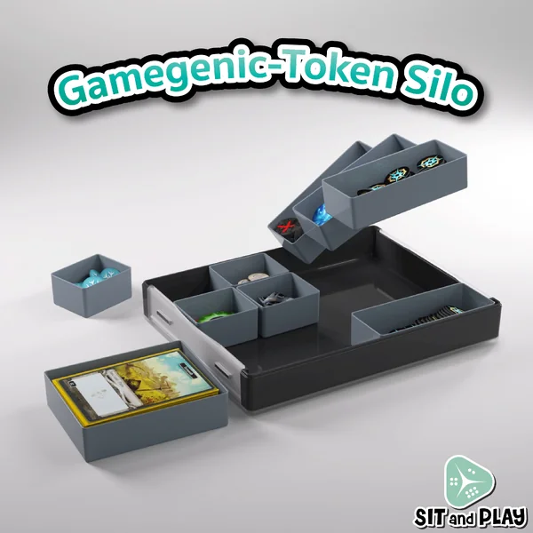 Gamegenic - Token Silo Convertible กล่องเก็บเกม เก็บการ์ด และ อุปกรณ์