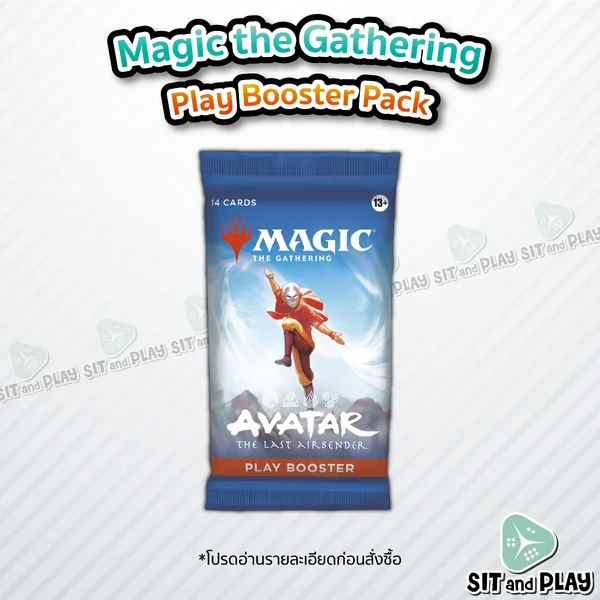 MTG - Avatar : The Last Airbender - Play Booster Pack ภาษาอังกฤษ Magic the Gathering MTG - Avatar : The Last Airbender - Play Booster Pack ภาษาอังกฤษ Magic the Gathering