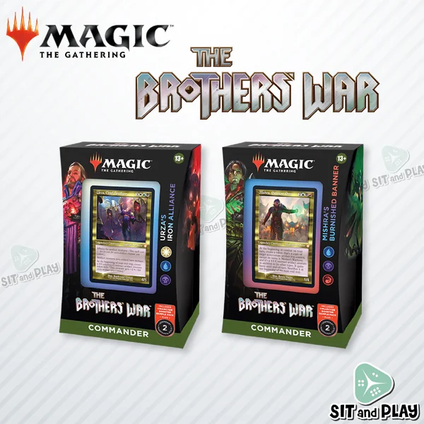 MTG - The Brothers' War - Commander Deck - การ์ดเมจิก Magic the Gathering MTG - The Brothers' War - Commander Deck - การ์ดเมจิก Magic the Gathering