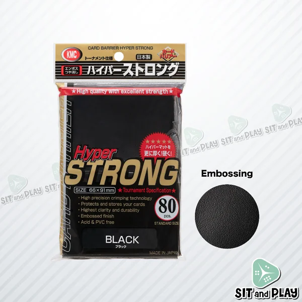 KMC - Card Barrier Hyper Strong ซองใส่การ์ด Standard Size สำหรับ Pokemon, MTG, Buddy Fight ( 80 ซอง ) ขนาดซอง 66x91 mm image 2 KMC - Card Barrier Hyper Strong ซองใส่การ์ด Standard Size สำหรับ Pokemon, MTG, Buddy Fight ( 80 ซอง ) ขนาดซอง 66x91 mm image 2