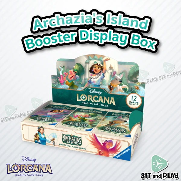 Lorcana - Booster Display Box : Archazia's Island ภาษาอังกฤษ ของแท้ Disney