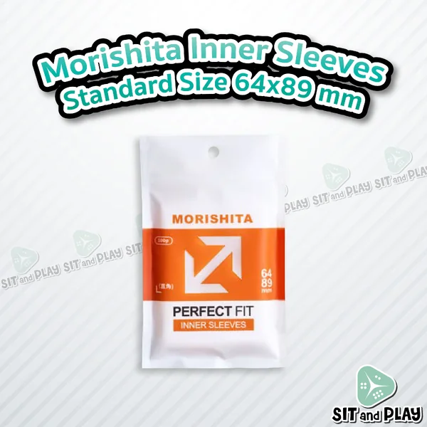 Morishita - Perfect Fit Inner Sleeves Standard Size 64x89 mm (100 ซอง) ซองพอดีการ์ด ชั้นในสุด ( Pokemon, MTG, One Piece, บัดดี้ไฟท์ ) Morishita - Perfect Fit Inner Sleeves Standard Size 64x89 mm (100 ซอง) ซองพอดีการ์ด ชั้นในสุด ( Pokemon, MTG, One Piece, บัดดี้ไฟท์ )