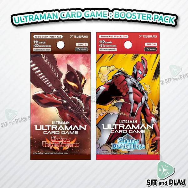 Ultraman Card Game - Booster Pack - BP03 / BP04 (English) การ์ดเกมอุลตร้าแมน ภาษาอังกฤษ ลิขสิทธิ์แท้ 100% Ultraman Card Game - Booster Pack - BP03 / BP04 (English) การ์ดเกมอุลตร้าแมน ภาษาอังกฤษ ลิขสิทธิ์แท้ 100%