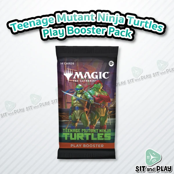 MTG - Teenage Mutant Ninja Turtles - Play Booster Pack ภาษาอังกฤษ Magic The Gathering ของแท้ 100%