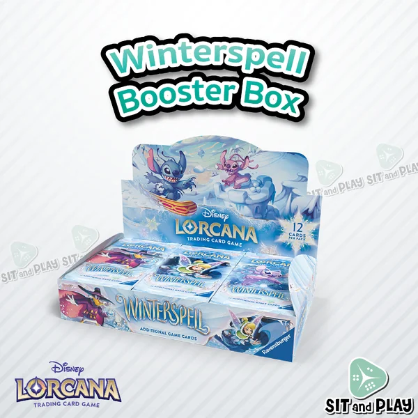 Lorcana - Winterspell (Set 11) Booster Box ภาษาอังกฤษ ของแท้ Disney Lorcana - Winterspell (Set 11) Booster Box ภาษาอังกฤษ ของแท้ Disney