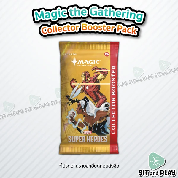 [Pre-Order 19/06/26] MTG - Marvel Super Heroes - Collector Booster Pack ภาษาอังกฤษ ของแท้