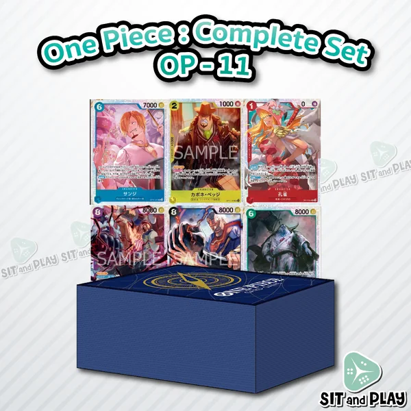 One Piece : OP11 - Complete Set ภาษาญี่ปุ่น ลิขสิทธิ์แท้ 100%